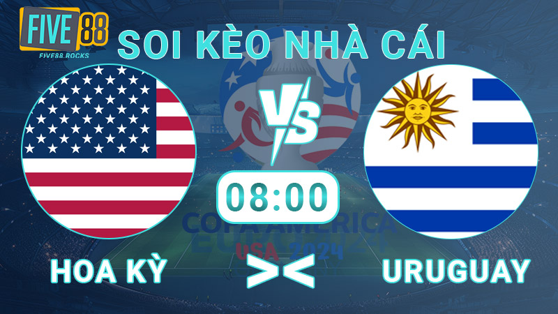 Soi kèo nhà cái Hoa Kỳ vs Uruguay lúc, 08:00 - 2/7 - Copa America 2024